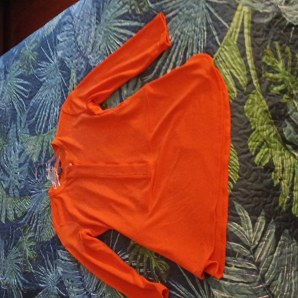 Ralph Lauren, size pxs, orange blouse